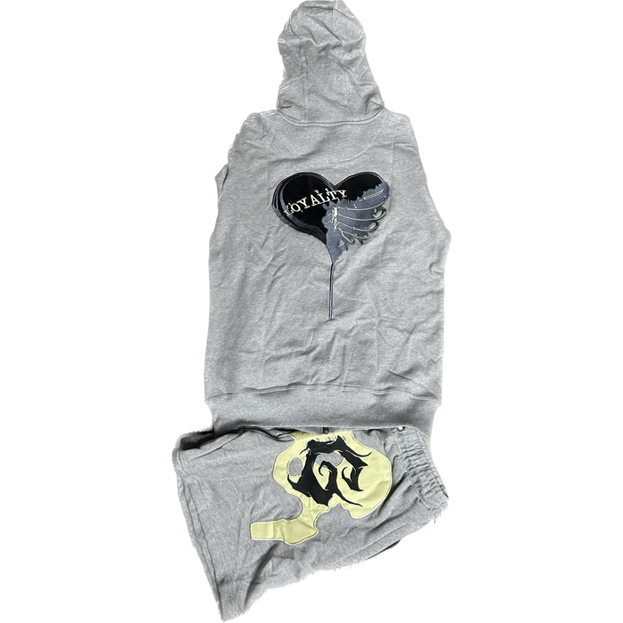Skull shorts set