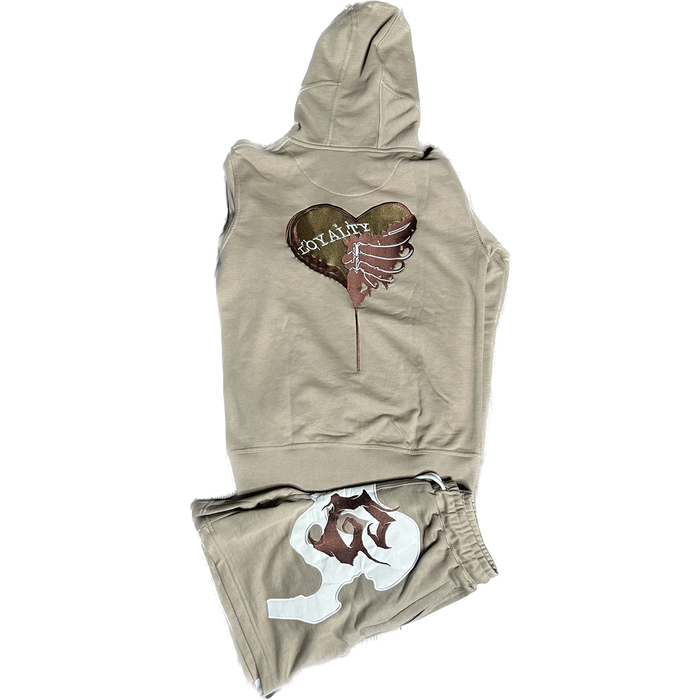 Skull shorts set