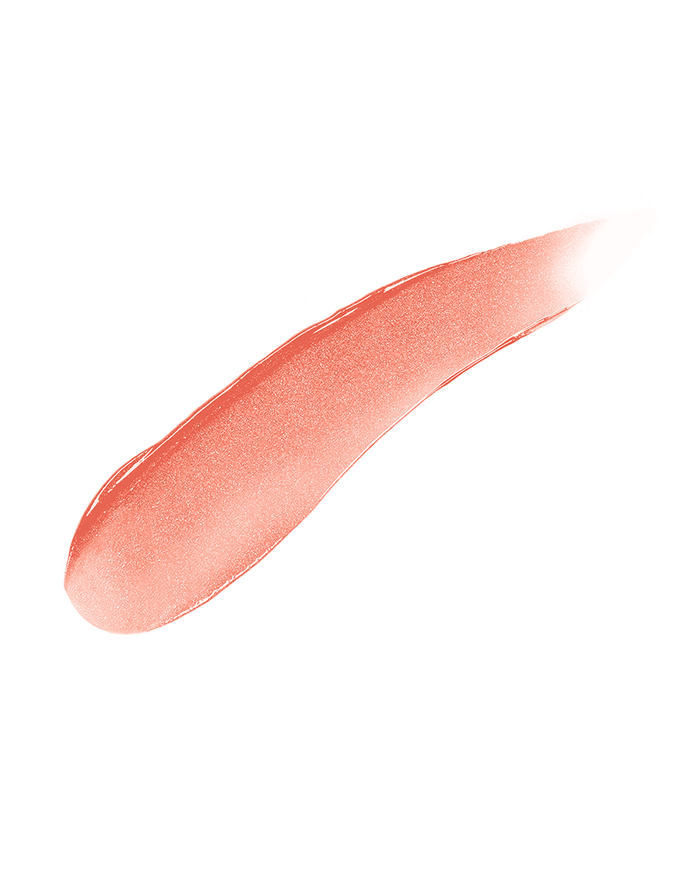 Slip Shine Sheer Shiny Lipstick smear shown in shade Glazed