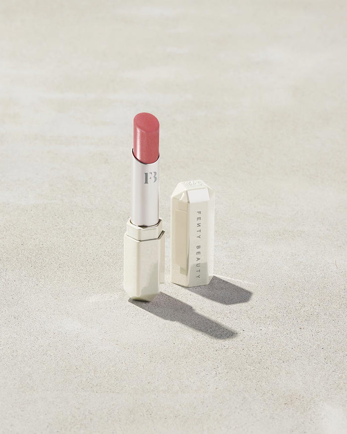 Slip Shine Sheer Shiny Lipstick shown in shade Retro Rose