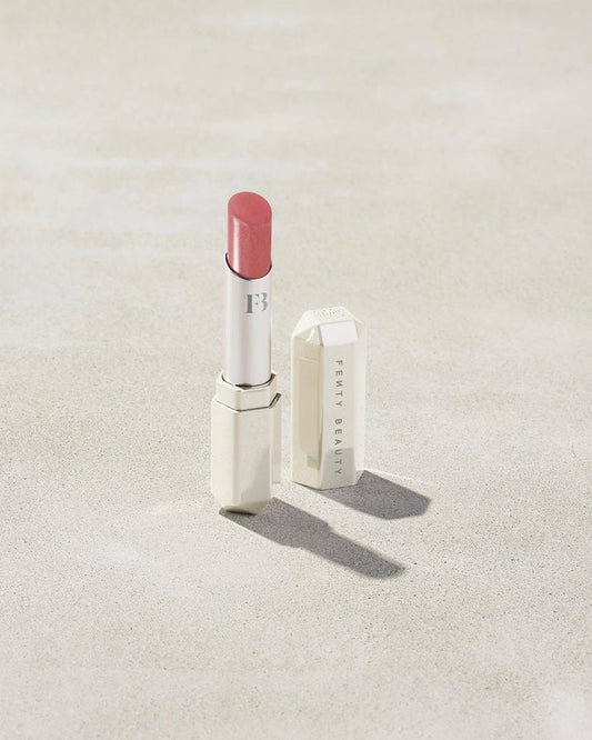 Slip Shine Sheer Shiny Lipstick shown in shade Retro Rose