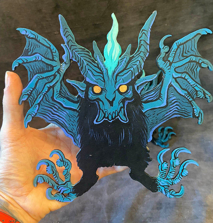 SMALL BAT DEMON PAINTINGS