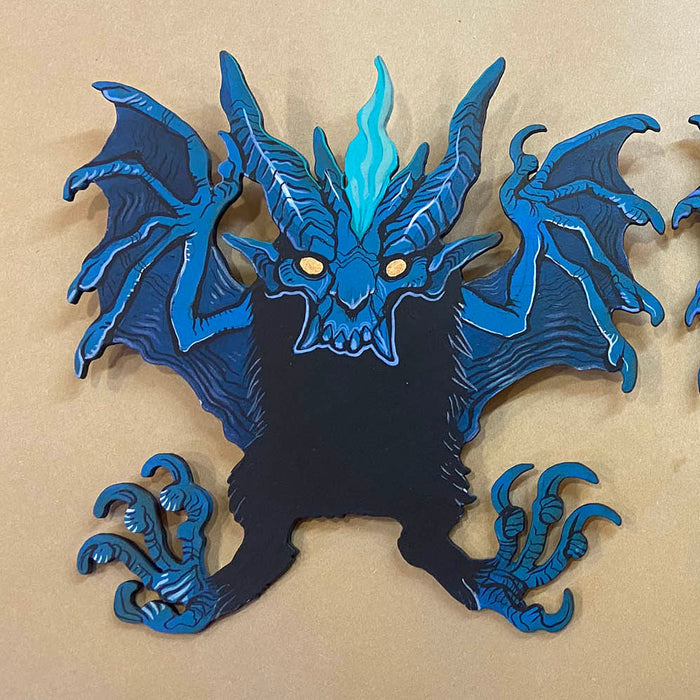 SMALL BAT DEMON PAINTINGS