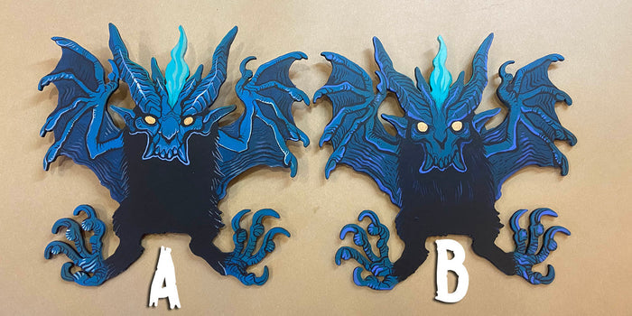 SMALL BAT DEMON PAINTINGS