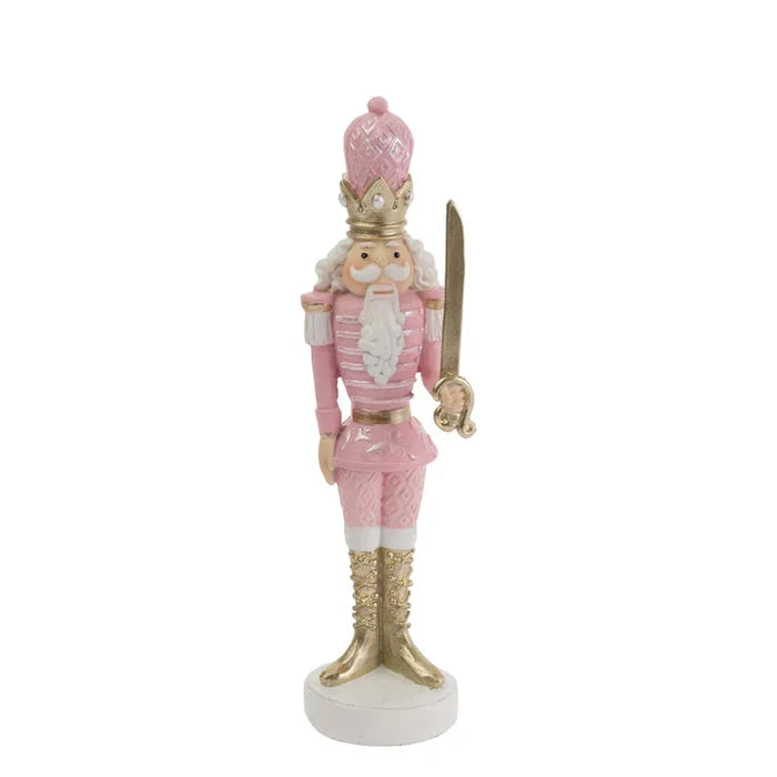 Small Pink Nutcracker Figurine