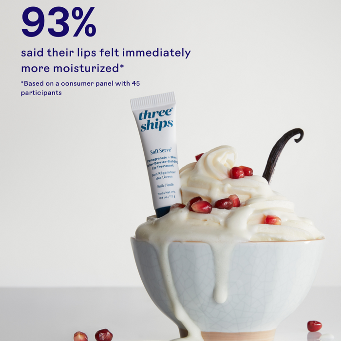 Three Ships-Softserve™ Pomegranate + Shea Butter Barrier-Building Lip Treatment-Skincare-990478500051_3_Stat1-The Detox Market |
