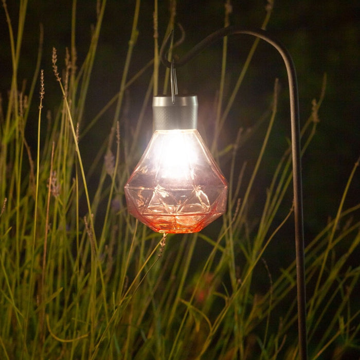 Solar Glass Gemstone Light