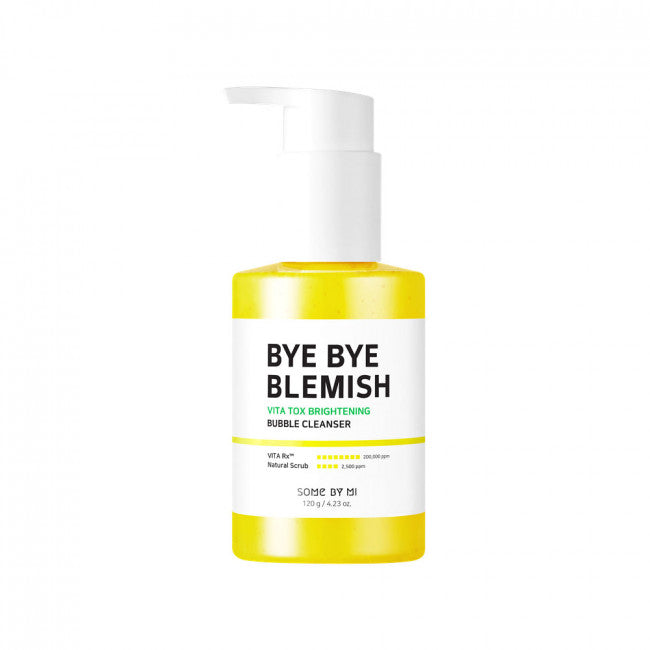 SOME BY MI BYE BYE Blemish Vita Tox Brightening Bubble Cleanser غسول الفقاعات باليوجا