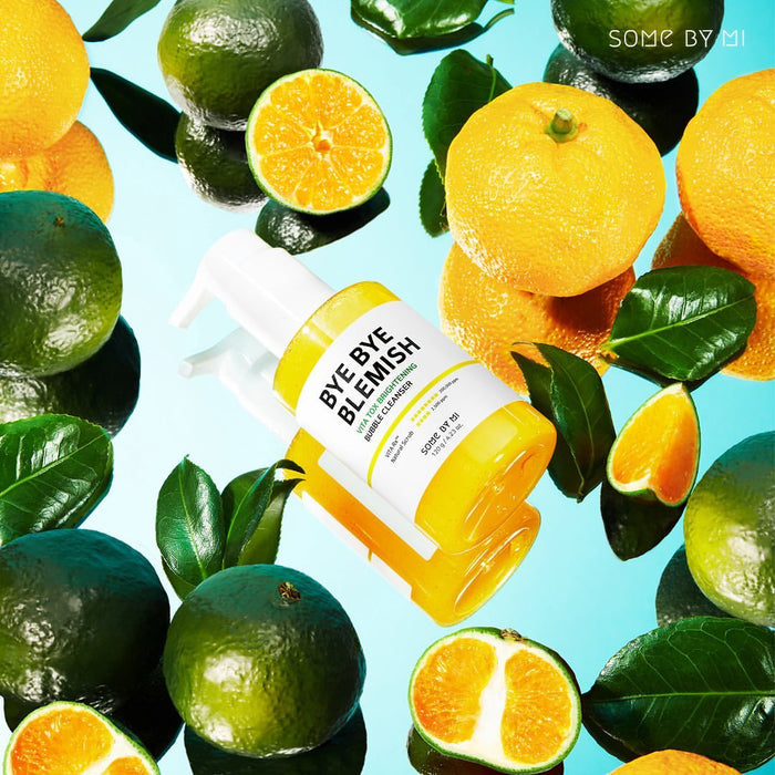 SOME BY MI BYE BYE Blemish Vita Tox Brightening Bubble Cleanser غسول الفقاعات باليوجا