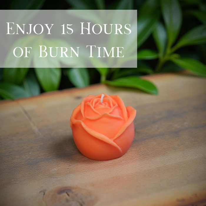 Soy Wax Blended Rose Blossom Candle