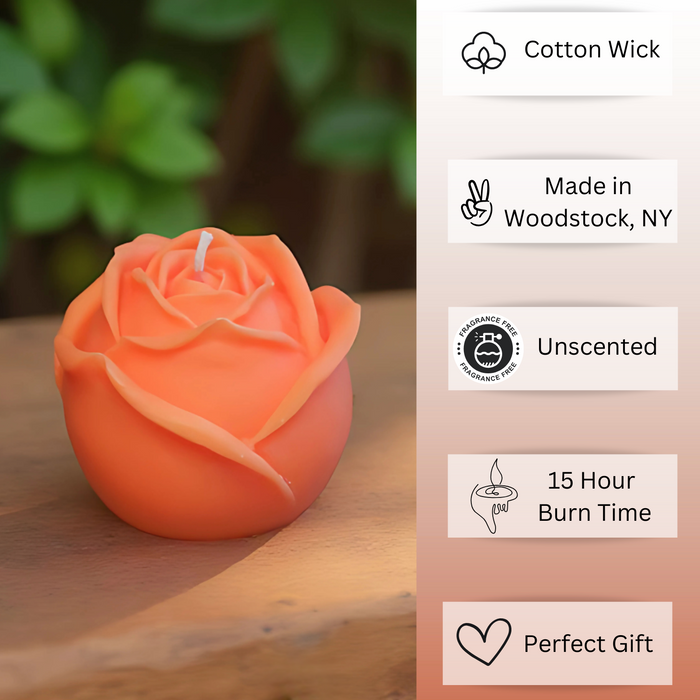 Soy Wax Blended Rose Blossom Candle