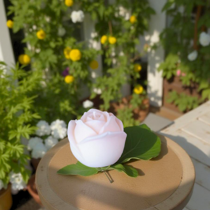Soy Wax Blended Rose Blossom Candle