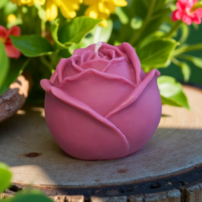 Soy Wax Blended Rose Blossom Candle