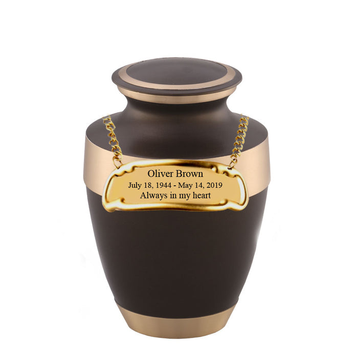Sparta Series - Brown Cremation Urn - IURG100
