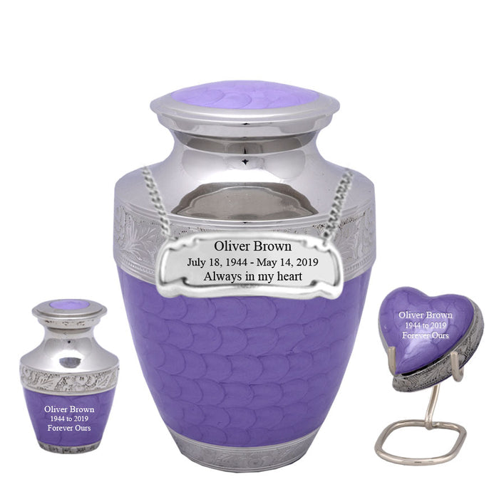 Sparta Series - Purple Cremation Urn - IUCR115