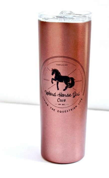 Spiced Weird Horse Girl Club Travel Tumbler
