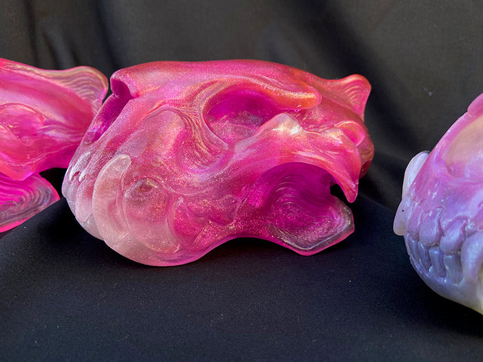 SPIRIT HOUSE CRYSTAL SKULL -PINKY PURPLES