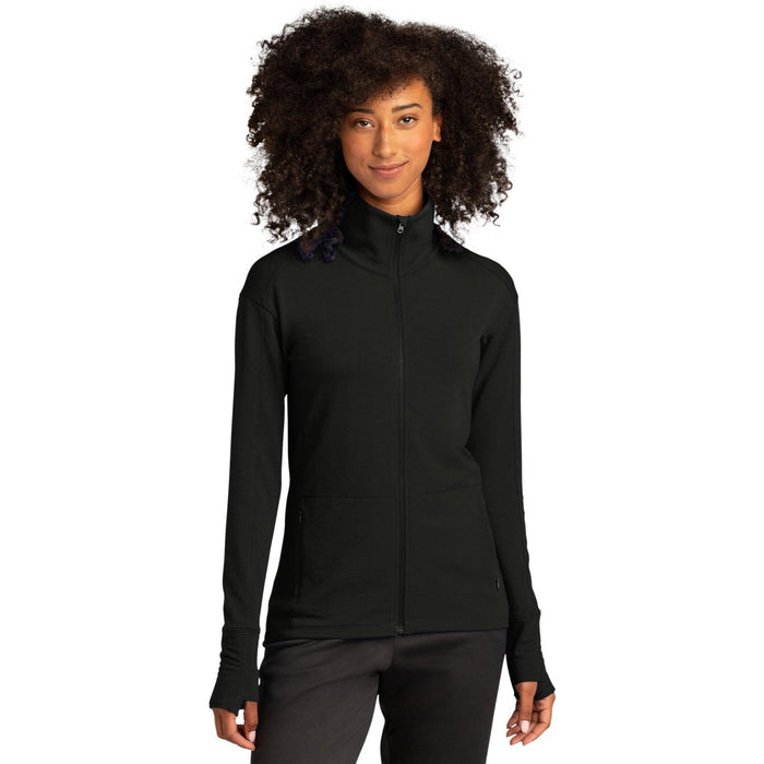 Sport-Tek Ladies Sport-Wick Flex Fleece Full-Zip-Regular-Sport-Tek-Black-S-Thread Logic