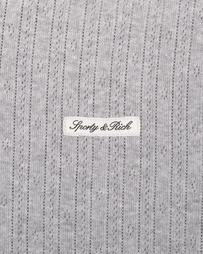 Sporty & Rich Signature Logo Pointelle Trousers