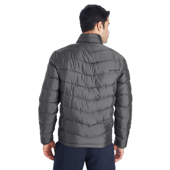 no-logo Spyder Pelmo Insulated Puffer Jacket-Men's Jackets-Spyder-Thread Logic