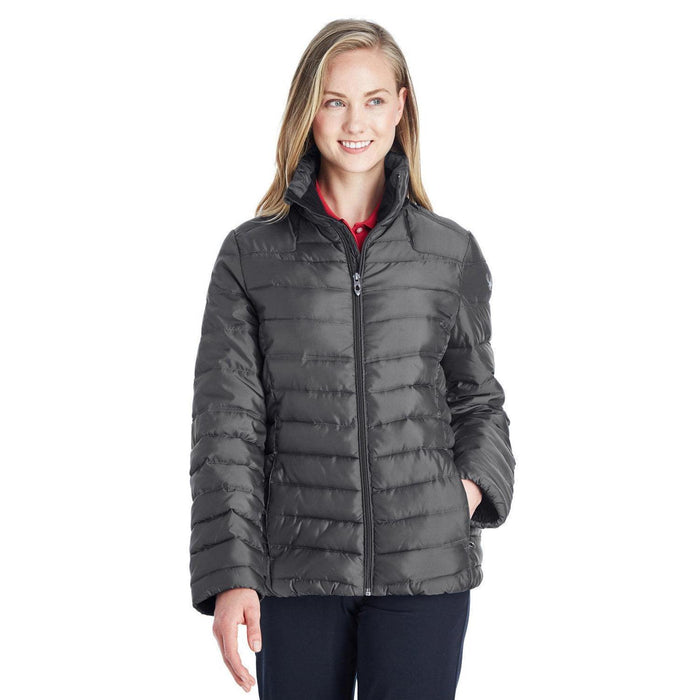 Spyder Ladies Supreme Insulated Puffer Jacket-Ladies Jackets-Spyder-Polar/Alloy-XS-Thread Logic