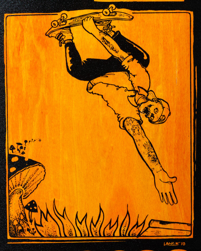 SSD25 Jeff Grosso Handplant Deck - Fade Stain 9.25"