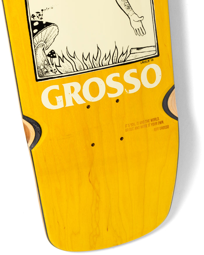 SSD25 Jeff Grosso Handplant Deck - Pearl Black 9.25"