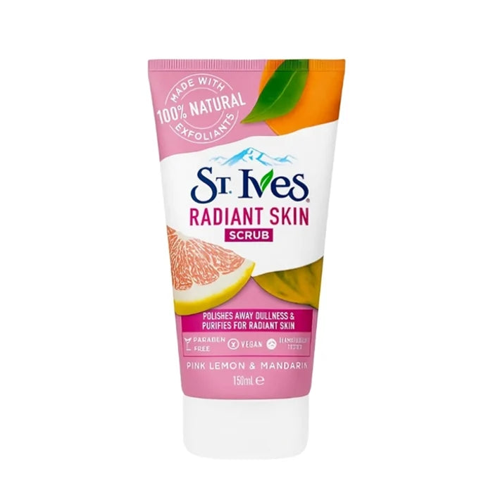 St. Ives Radiant Skin Pink Lemon and Mandarin Orange Scrub - 150ml