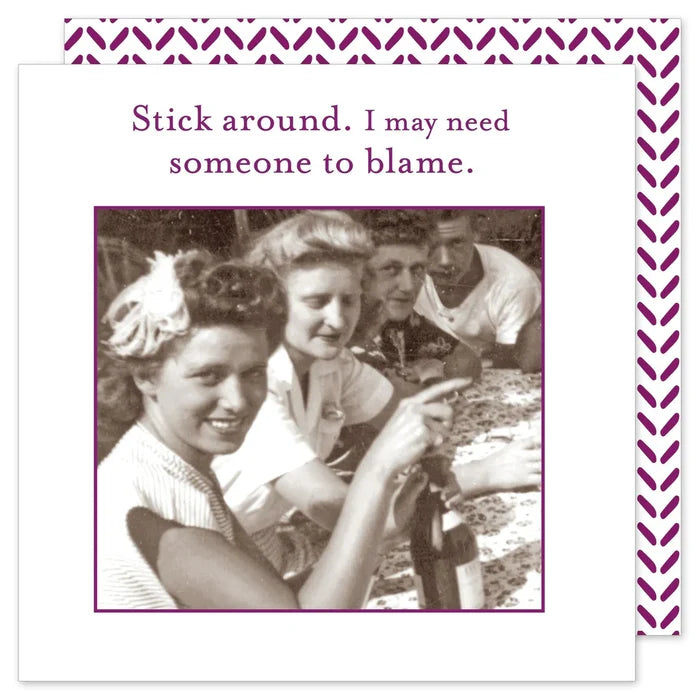 Stick Around Cocktail Napkins