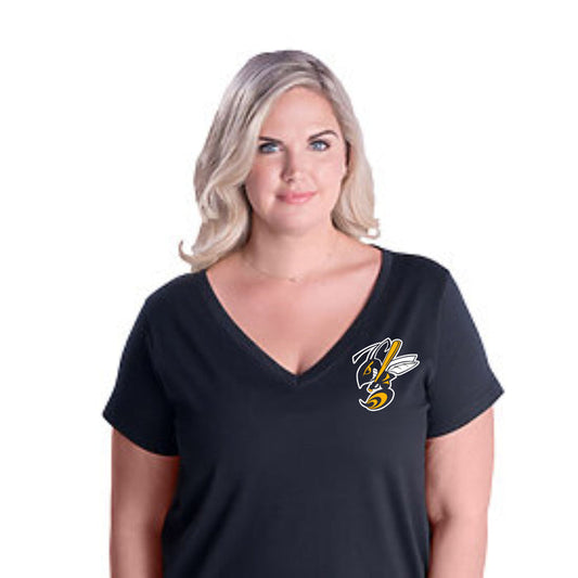 Sting Curvy Ladies Tee- 2 designs- Matte or Glitter