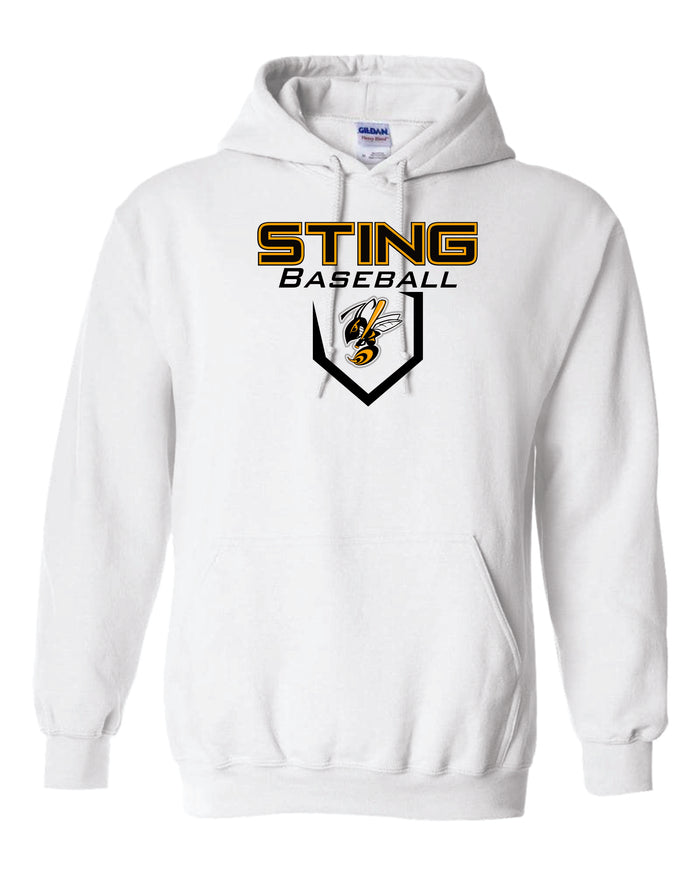 Sting Hooded Sweatshirt- New Logo- Matte and Glitter