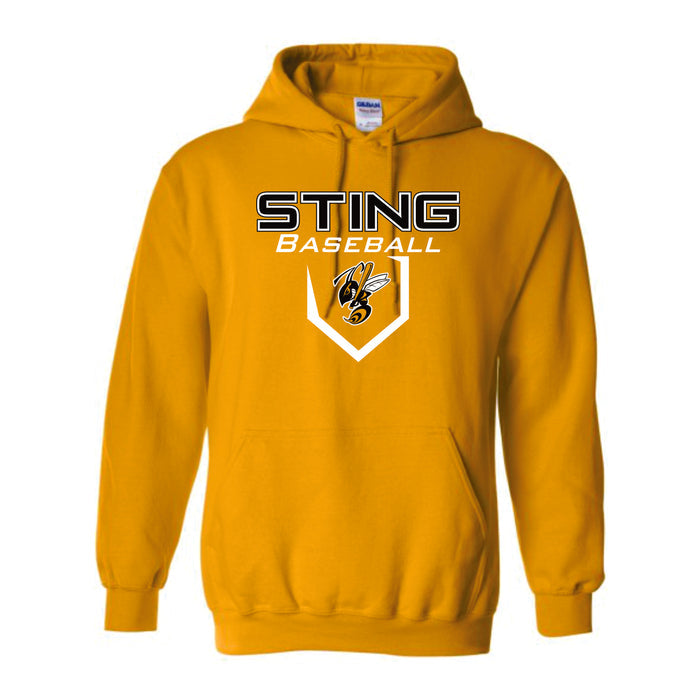 Sting Hooded Sweatshirt- New Logo- Matte and Glitter