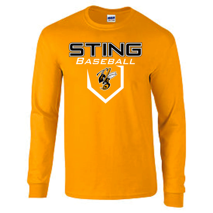 Sting Long Sleeve Tee- New Logo-Matte or Glitter