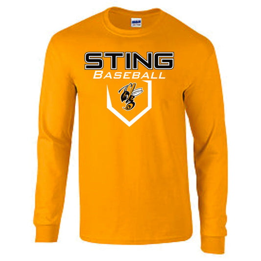 Sting Long Sleeve Tee- New Logo-Matte or Glitter