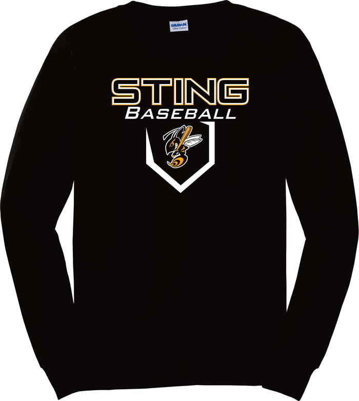 Sting Long Sleeve Tee- New Logo-Matte or Glitter