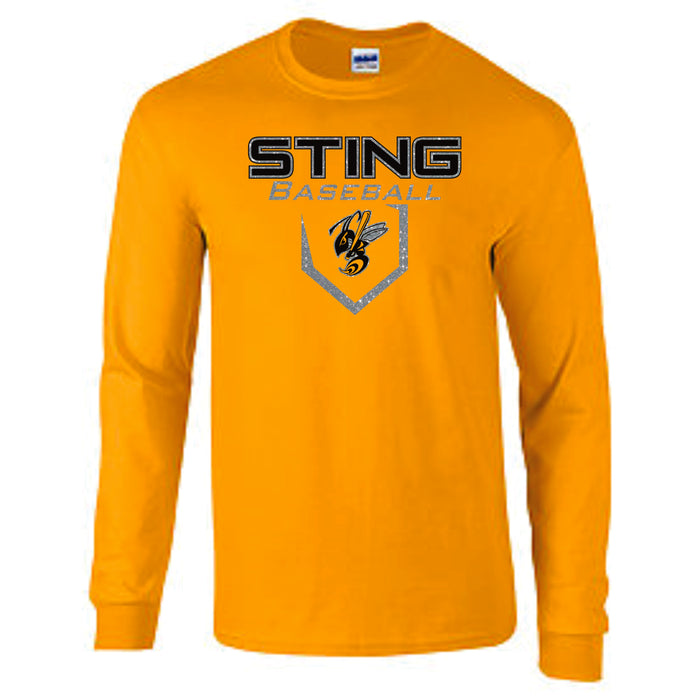 Sting Long Sleeve Tee- New Logo-Matte or Glitter