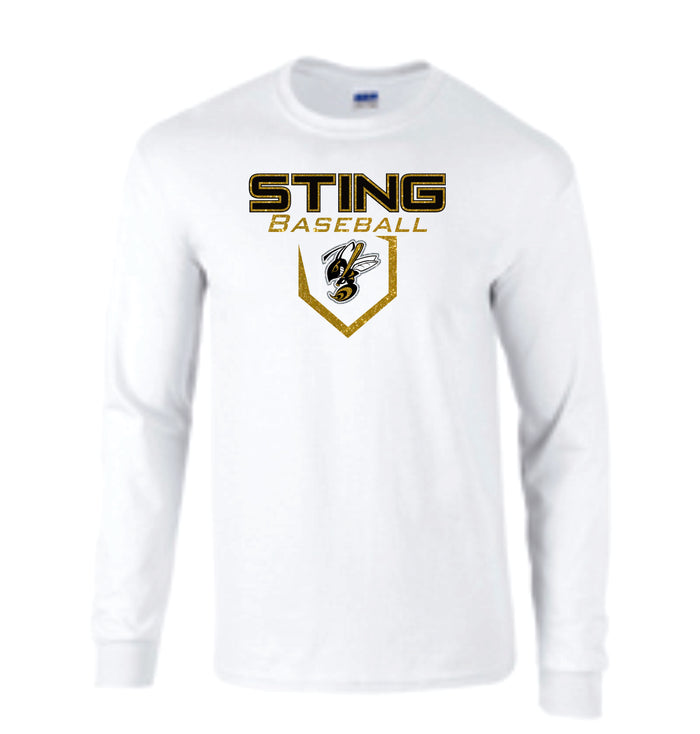 Sting Long Sleeve Tee- New Logo-Matte or Glitter