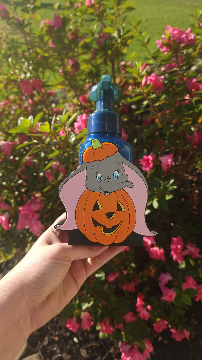 *STL /3MF FILE ONLY* Halloween Elephant Pumpkin Bath & Body Foam Soap Holder Digital File