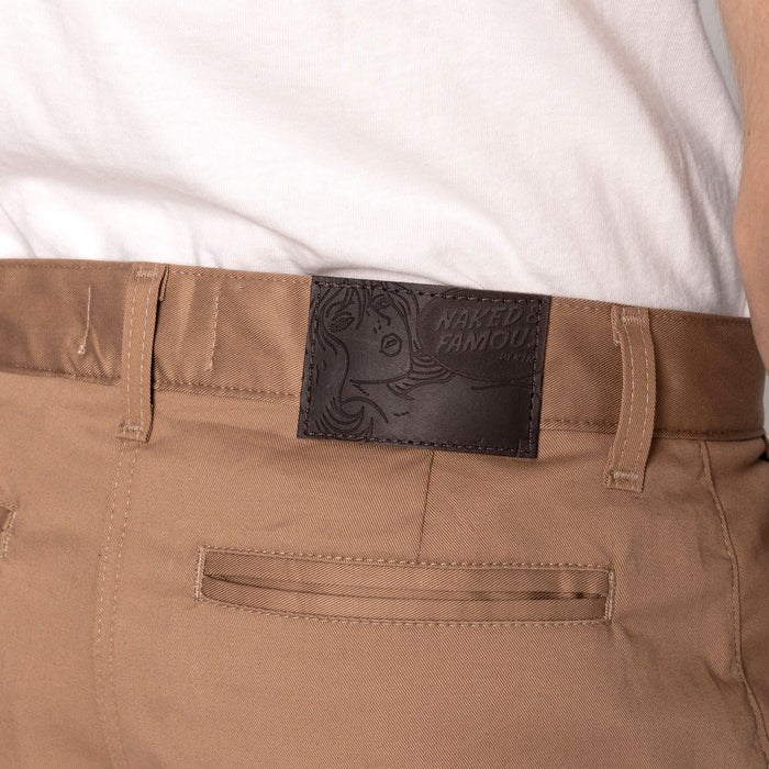 Straight Chino - Beige Stretch Twill by Naked & Famous Denim