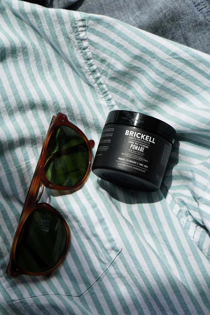 Brickell for Men high hold low shine pomade
