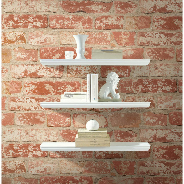 Stuccoed Red Brick Peel And Stick Wallpaper - EonShoppee