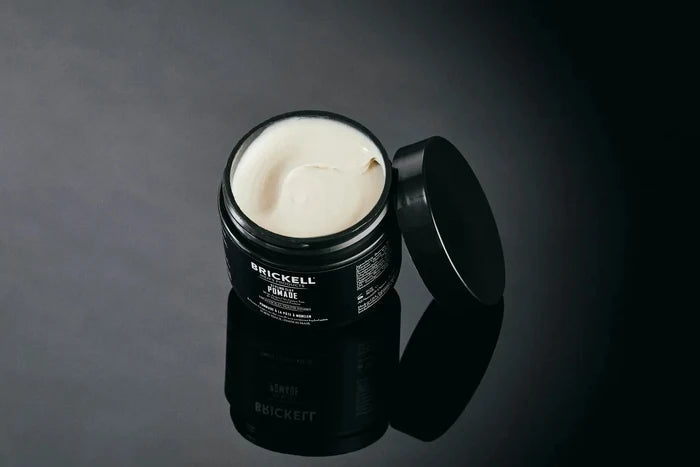 Brickell Men's Products Styling Clay Pomade, long lasting natural pomade
