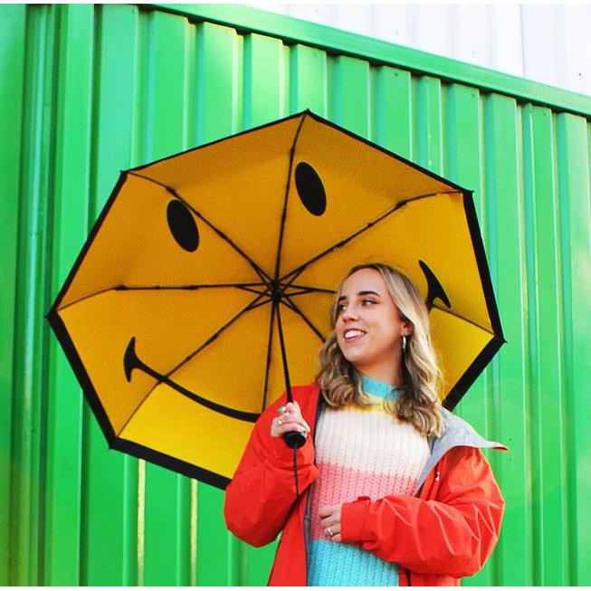 Suck UK - Smiley Face Umbrella-Suck UK-treehaus