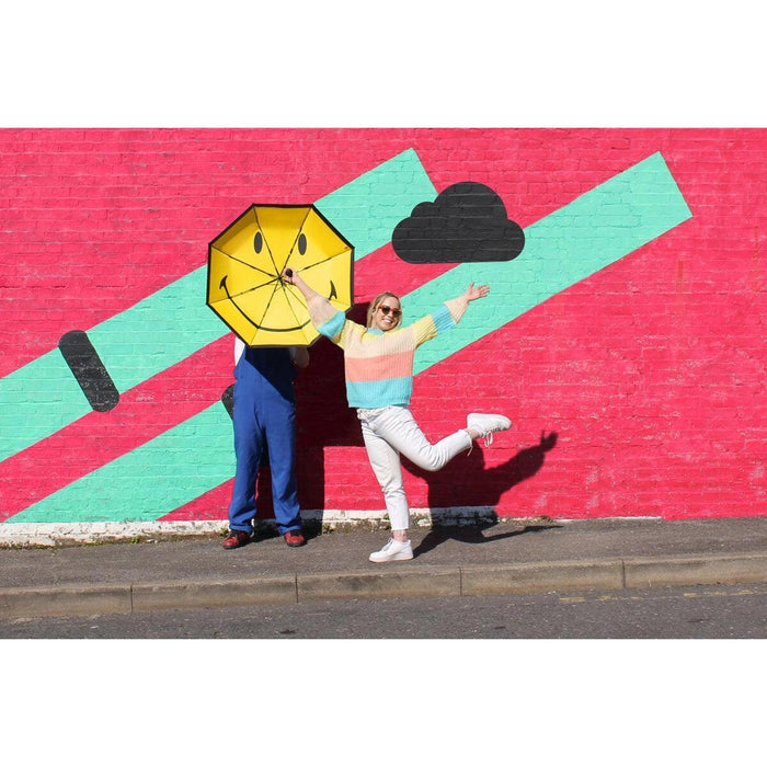 Suck UK - Smiley Face Umbrella-Suck UK-treehaus