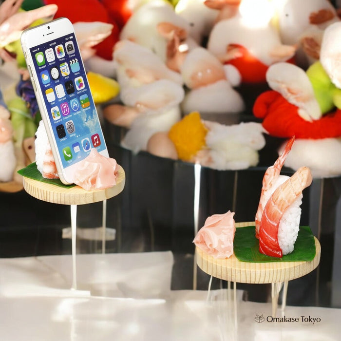 Suetake Sample Nigiri Sushi Shrimp Toro Smartphone Stand