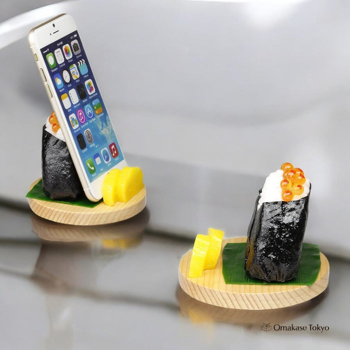 Suetake Sample Rice Ball Onigiri Smartphone Stand Salmon Roe