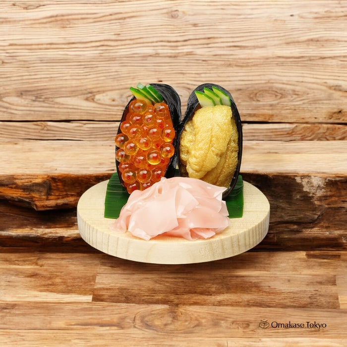 Suetake Sample Sushi Smartphone Stand Uni & Ikura