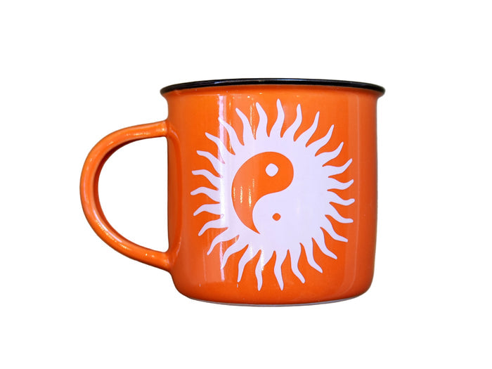 Sun Ceramic Mug - Orange