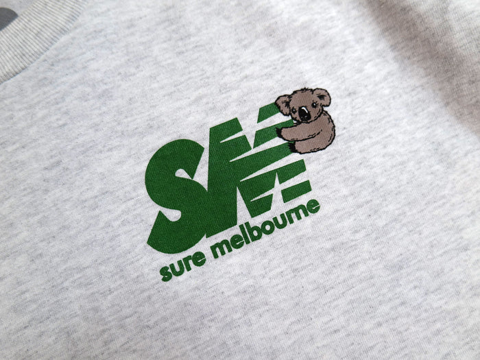 Sure - Clippy T - Ash / Forest Green