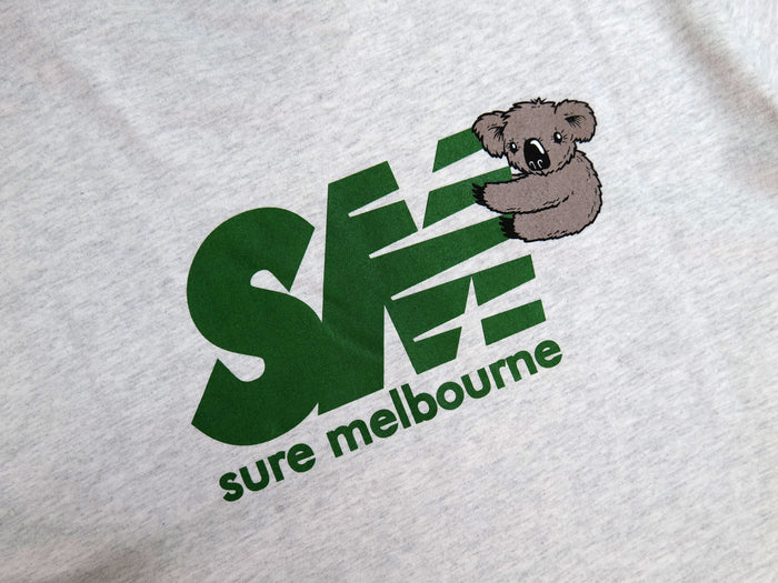 Sure - Clippy T - Ash / Forest Green